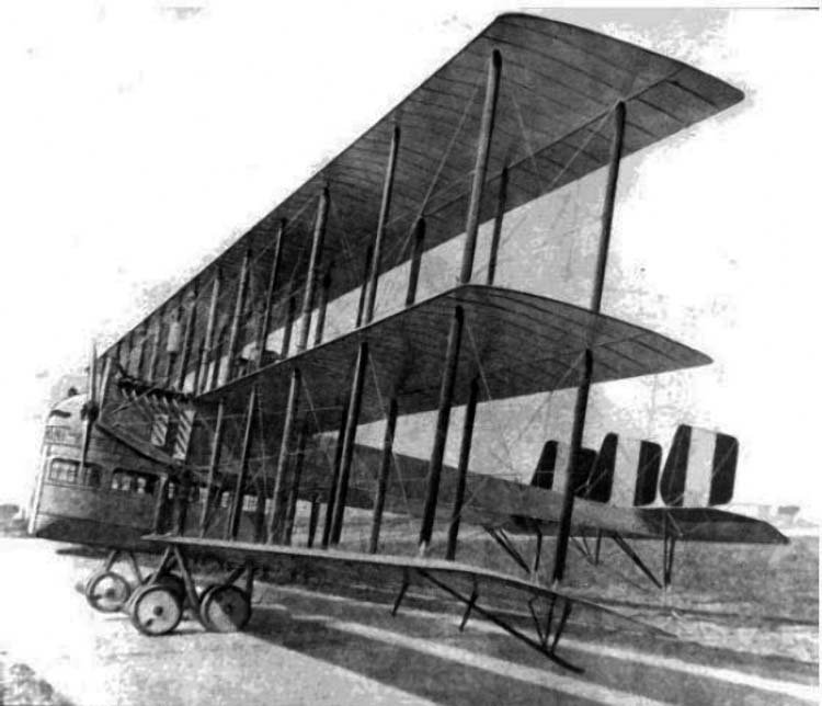 Caproni Ca.48 avión de pasajeros triplano