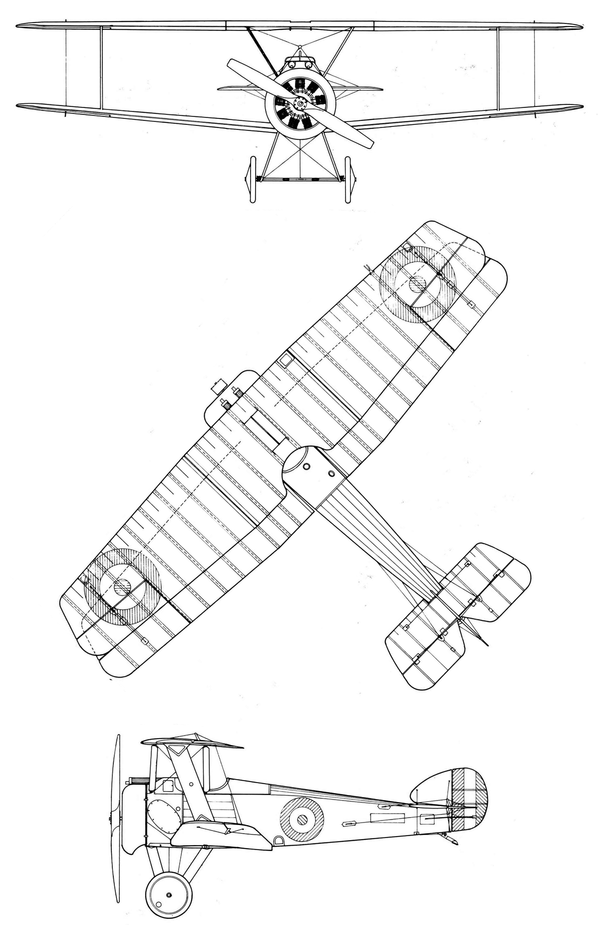 Sopwith F.1 Camel caza biplano