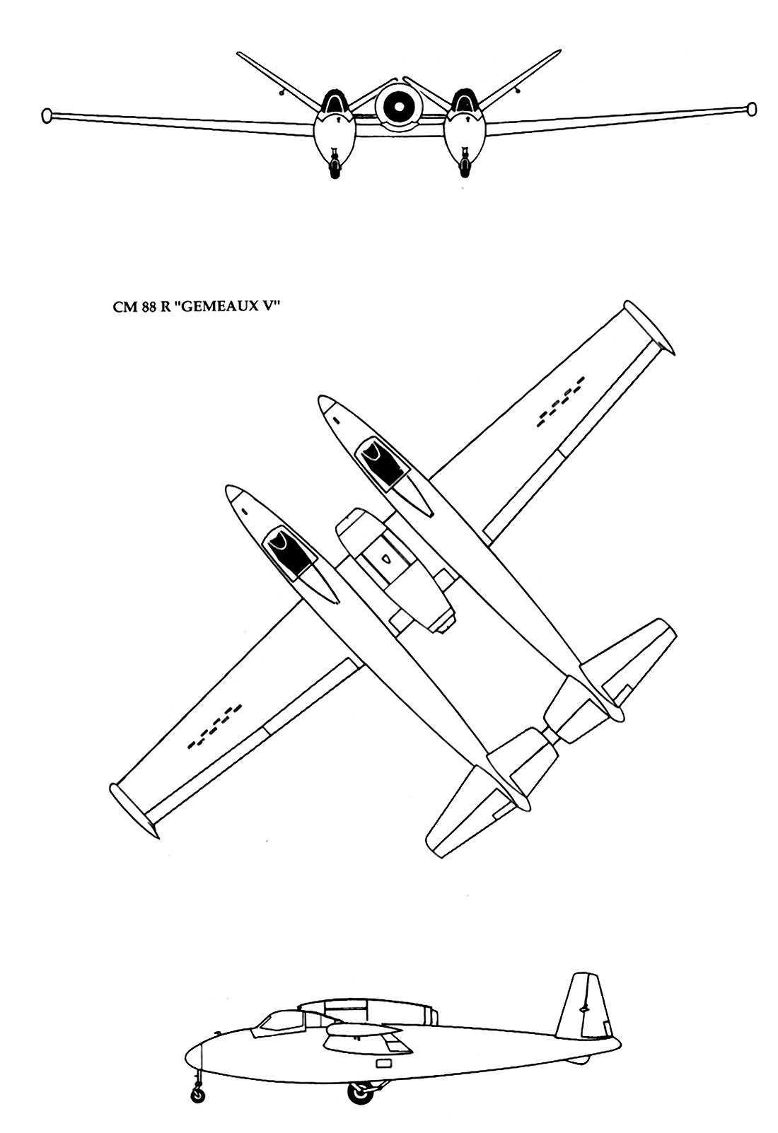 Avión experimental CM.88 Gemeaux