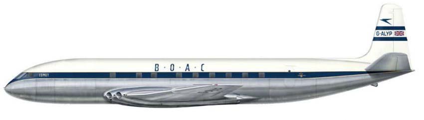 D.H.106 Comet jet airliner
